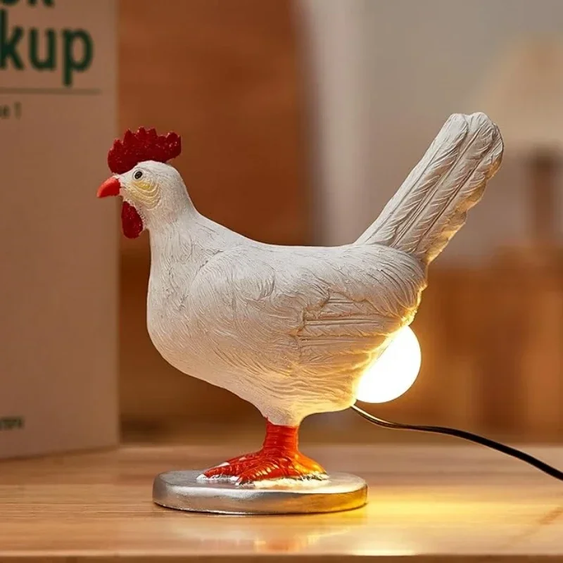LED Night Lights USB Chicken Funny Animal Chick Light Easter Novelty Party Ornaments Children's Gifts Home Decor Night Lamp 4