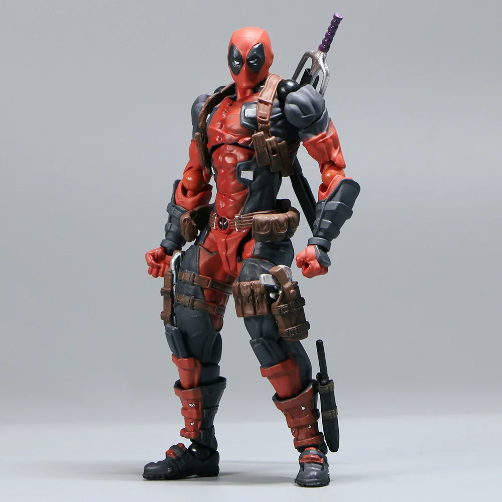 

Marvel X-MAN DeadPool Super Hero Ver 2.0 BJD Joints Moveable Wade Winston Wilson Action Figure Model Toys 15cm