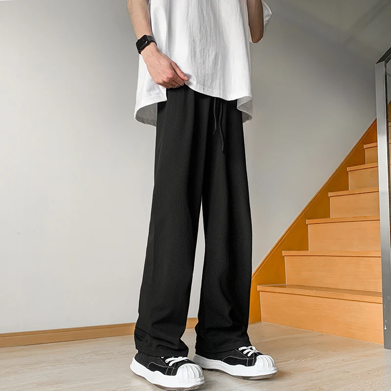 

Spring Summer Casual Pants Men Straight Leg Trousers Joggers Plus Size Streetwear Harem Long Sweatpants Men Woman Casual 5XL