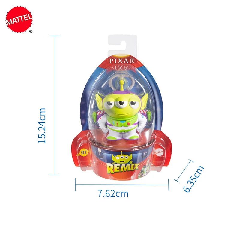  Mattel Pixar Alien Action Figures 2-Pack, Barbie and Ken Remix  Figures with Toy Car, Collectible Gifts​ : Toys & Games