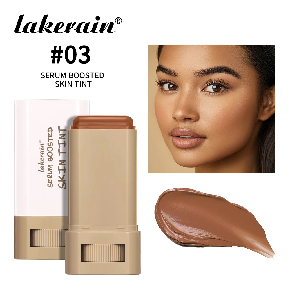 Eraser Foundation Stick Silky Texture Moisturizing Smooth Boosted Skin Tint Foun