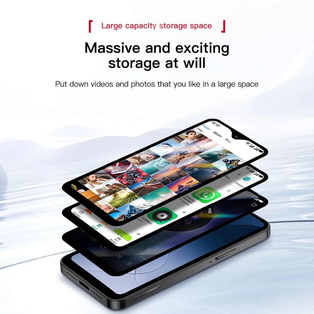 SERVO 17SE Global 4G Mini Smartphone 4.3" HD Screen 2GB RAM 16GB ROM Android System OTG Cute Smart Phones Smartwatch Two for One 2