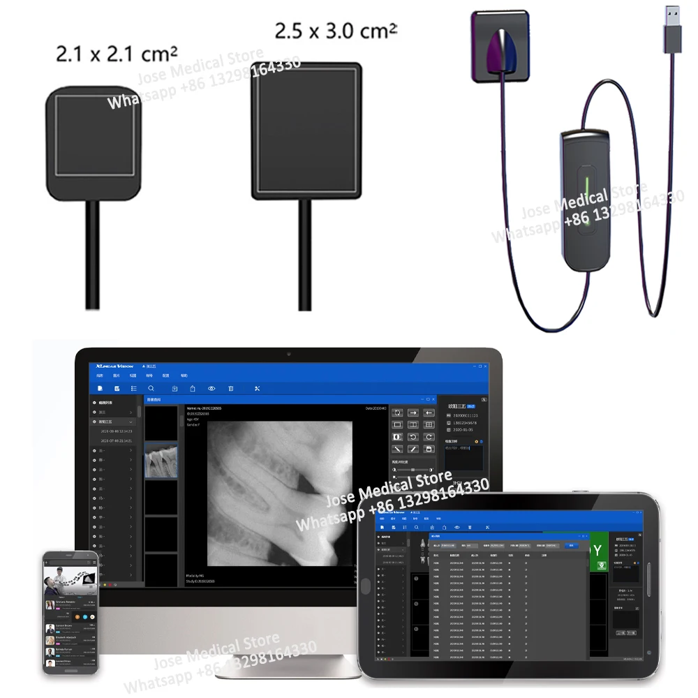 

New Dental Digital Multiple Language IP68 Intra-Oral CMOS Software 70kV 2mA RVG X-ray Dental Teeth Equipment for Teeth Imaging