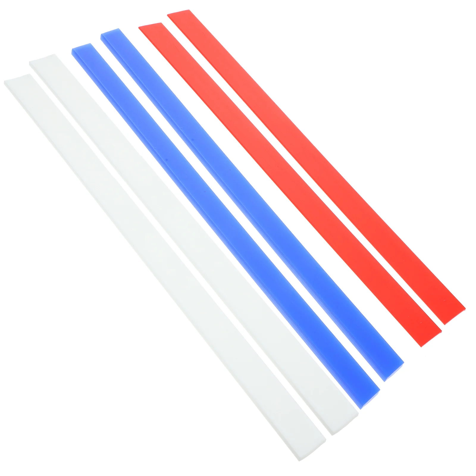 

6 Pcs Silicone Noodle Rolling Bread Guides Stick Biscuits Dough Thickness Rulers Measuring