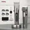 RIWA Electric Hair Clipper Professional Cordless Clippers for Barber Washable Rechargeable Variable Speed Hair Cutting Machine 1