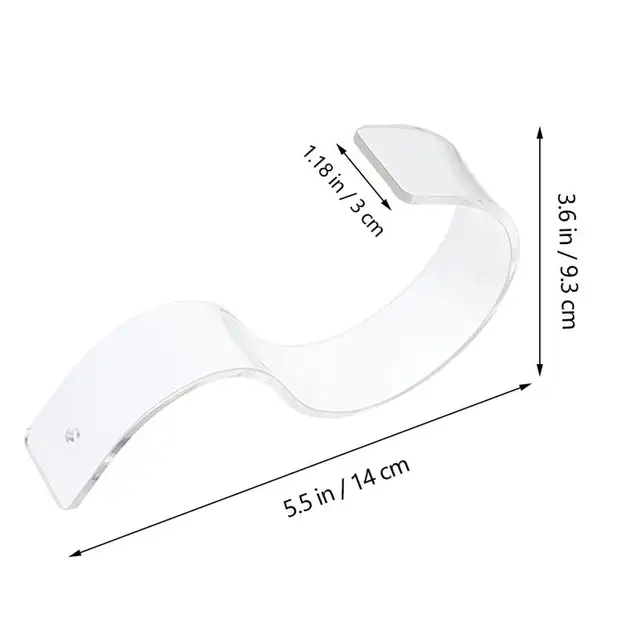 2/5Db Akril Öv Kijelző Állvány Bolt -Öv Állványok Tároló Zárójelek Bőr Derékpánt - Image 3