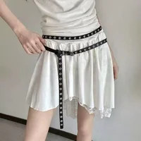 Ceinture fine pour femmes, nouveau style associé à une jupe, sensation haut de gamme, accessoires de taille, corde de taille, niche et polyvalente, d, 2025 4