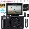 75MP Digital Camera for Photography 5K 18X Digital Zoom V