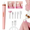 Portable Mini Electric Nail Drill Sander Grinder Nail Polishing Machine With Light Nail Art Pen Manicure Tools For Gel Removing 1