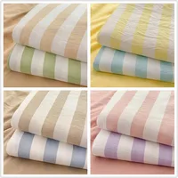 1pc Stripe Style Flat Sheet Skin-friendly Bed Linen Home Bedsheets Girls Boys Room Sheets sabanas cama individual(No Pillowcase) 2