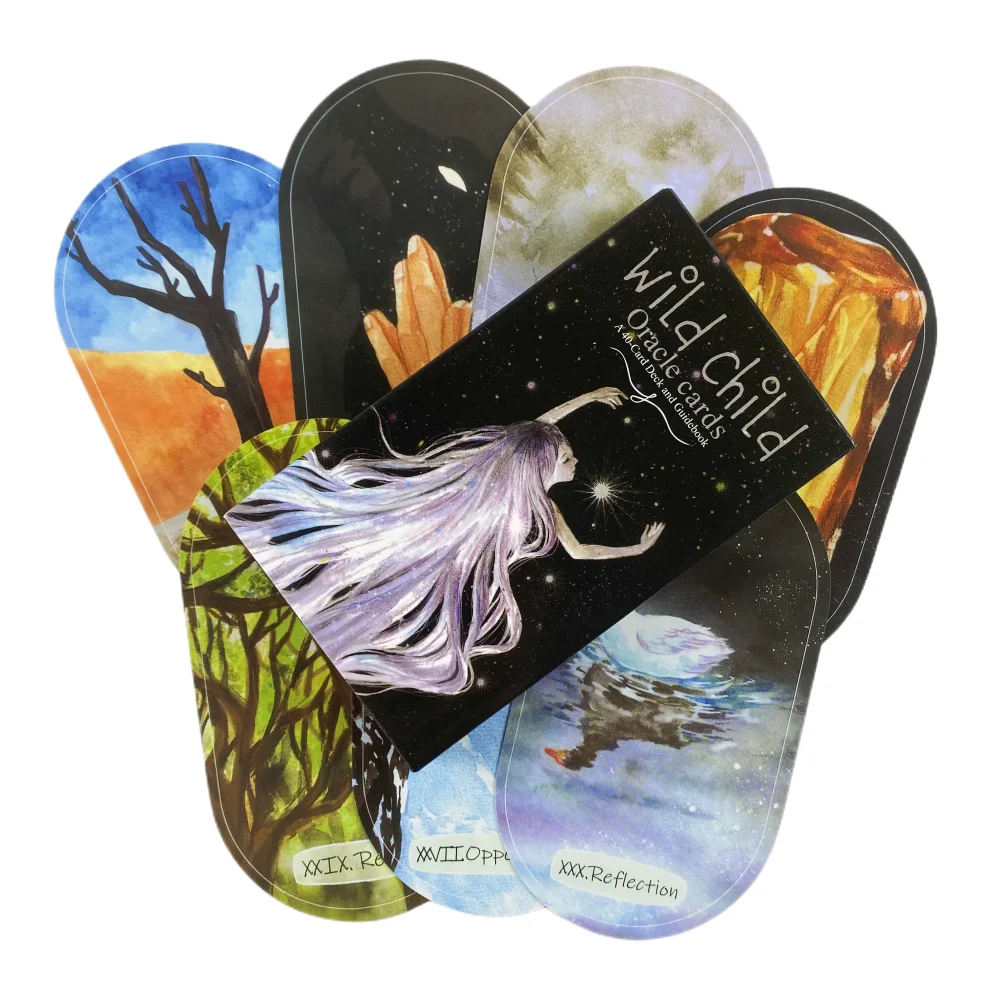 Wild Child Oracle Cards A 40 English Fate Divination Deck Borad Games Beautifully Illustrated 6