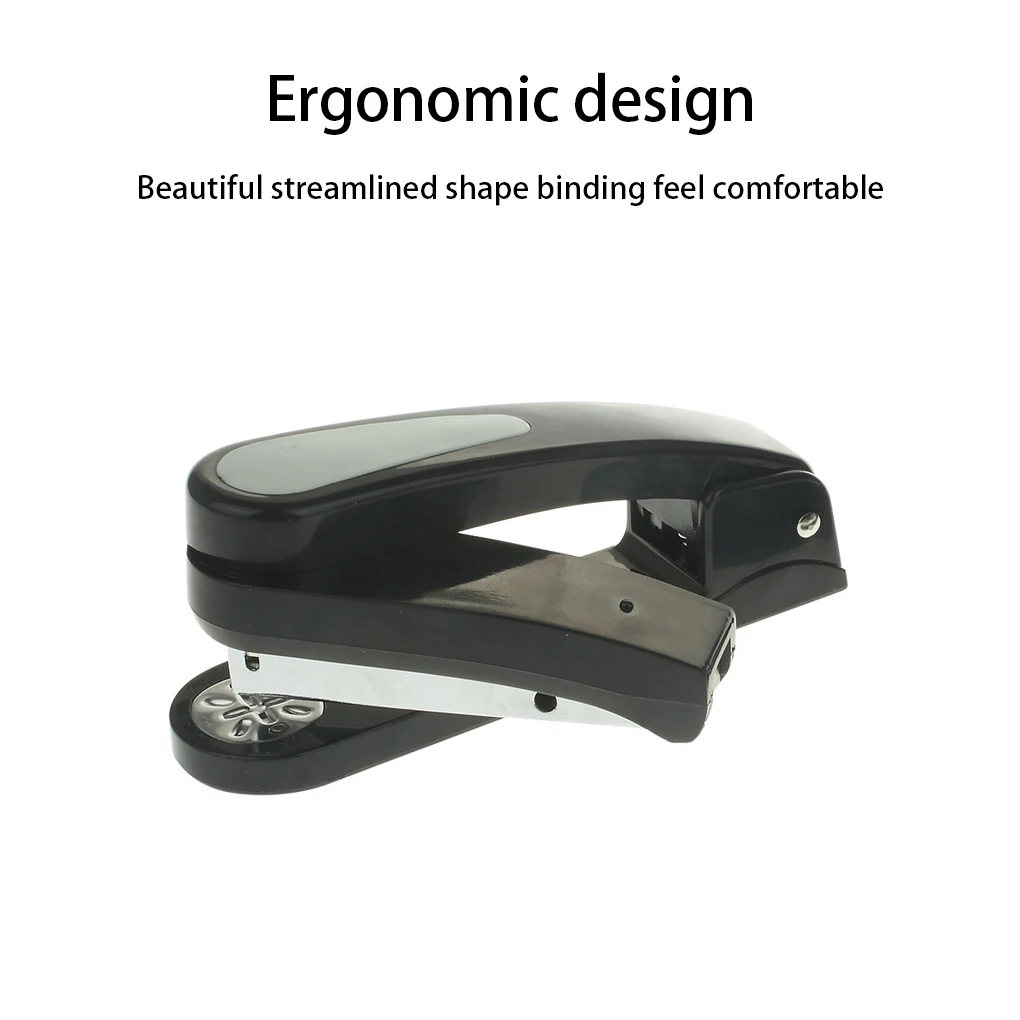 

Вращающийся на 360 градусов степлер в деловом стиле, студенческий бумажный книжный канализатор