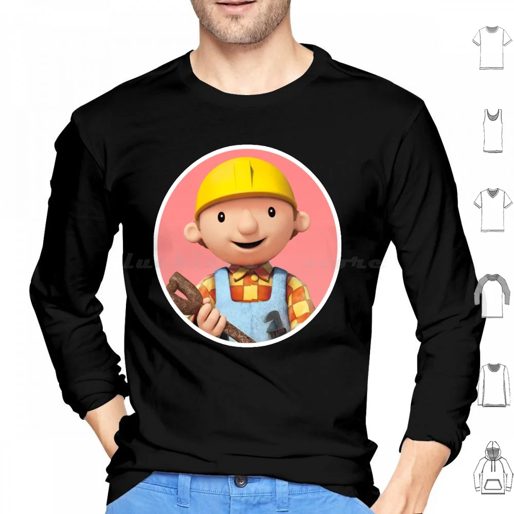 Bob The Builder Felpe Con Cappuccio Manica Lunga Bob The Builder Bob Builder Tv Show Scoop The Builder Bob The Builder Meme