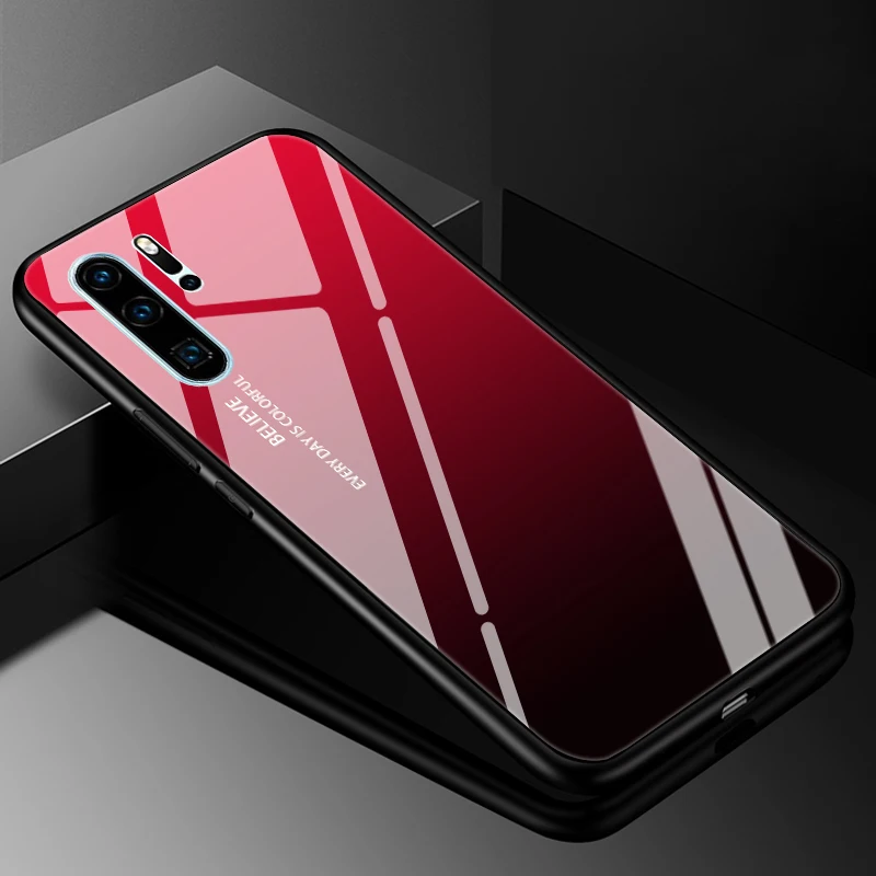 Premium Tempered Glass Hard Back Bumper Case Cover