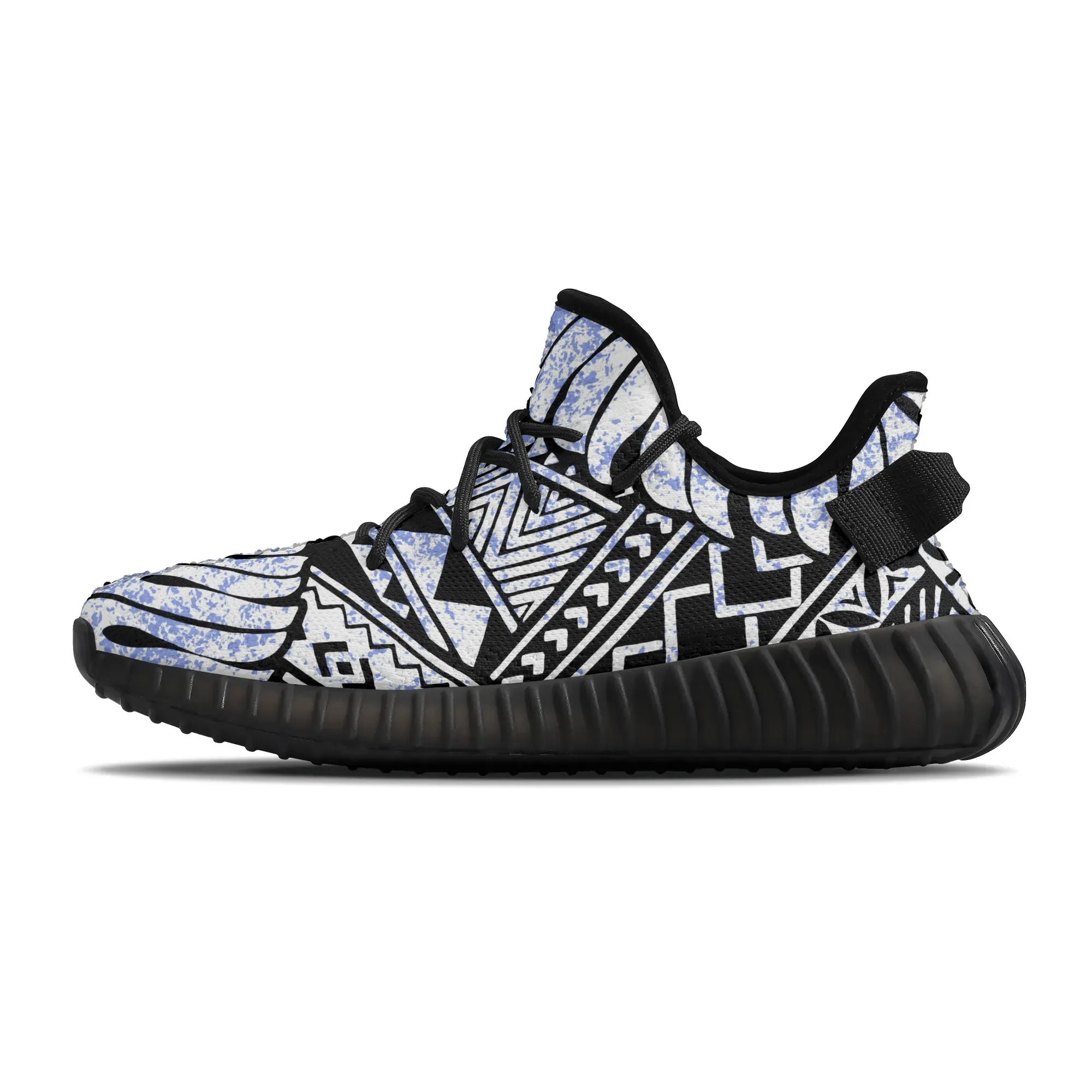 

Men'S Casual Sneakers Comfortable Breathable Basketball Shoes Outdoor Running Casual Shoes Platform Sneakers Polynesian Print