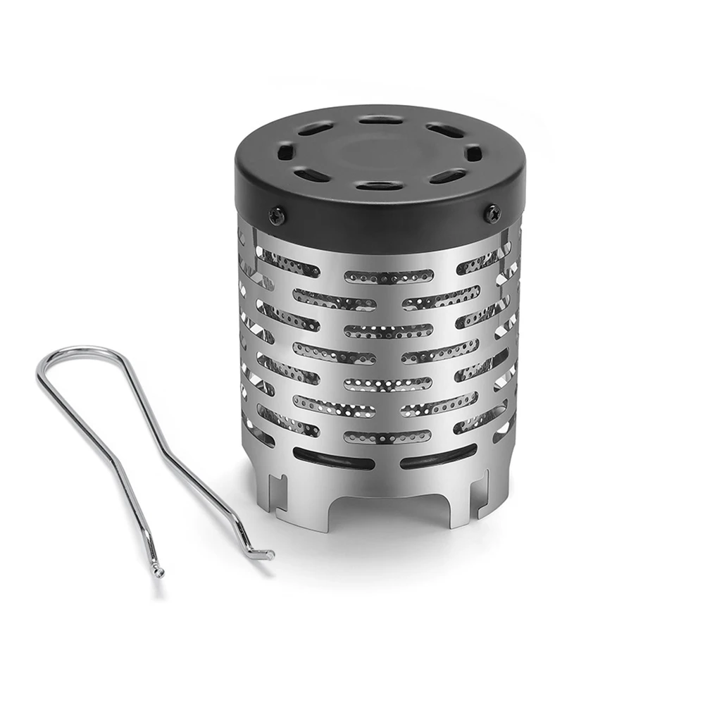 Outdoor Portable Gas Heater Stove Stainless Steel Warmer Heating Cover Mini Camping Stove Winter Tent Warm Stove Gas Oven Burner