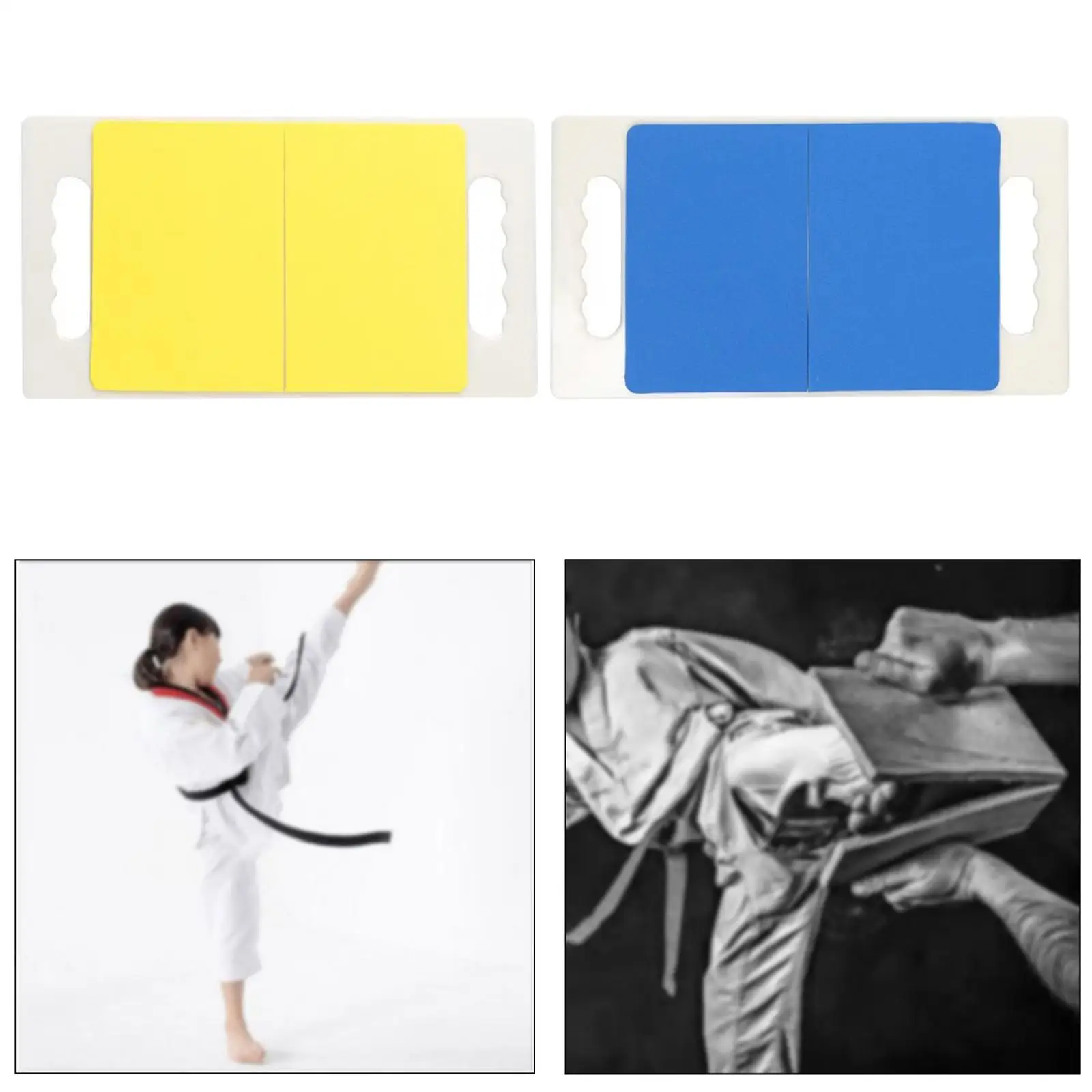 Kids Taekwondo Karate Board Rebreakable BoardHandle Pad Reusable Practice Break Board Training Board for Boxing Equipment
