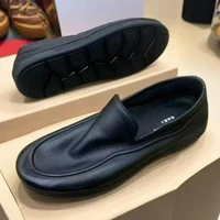 Men's High-end Leather Formal Shoe Comfortable Business Casual Oxford Shoes Fashionable and Soft Loafers Walking Driving Shoes