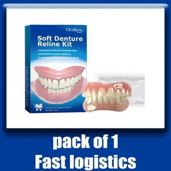 Silicone Denture Kit – Natural Smile, Comfort & Easy Use | Dental Care Solution for Adults - 1PCS