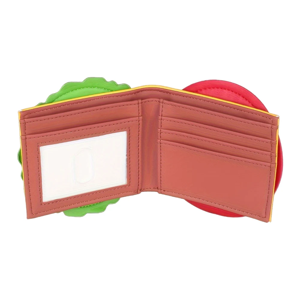 Burger Shaped Cute Wallet RFID Blocking Credit Card Holder Coin Purse for Women Girls
