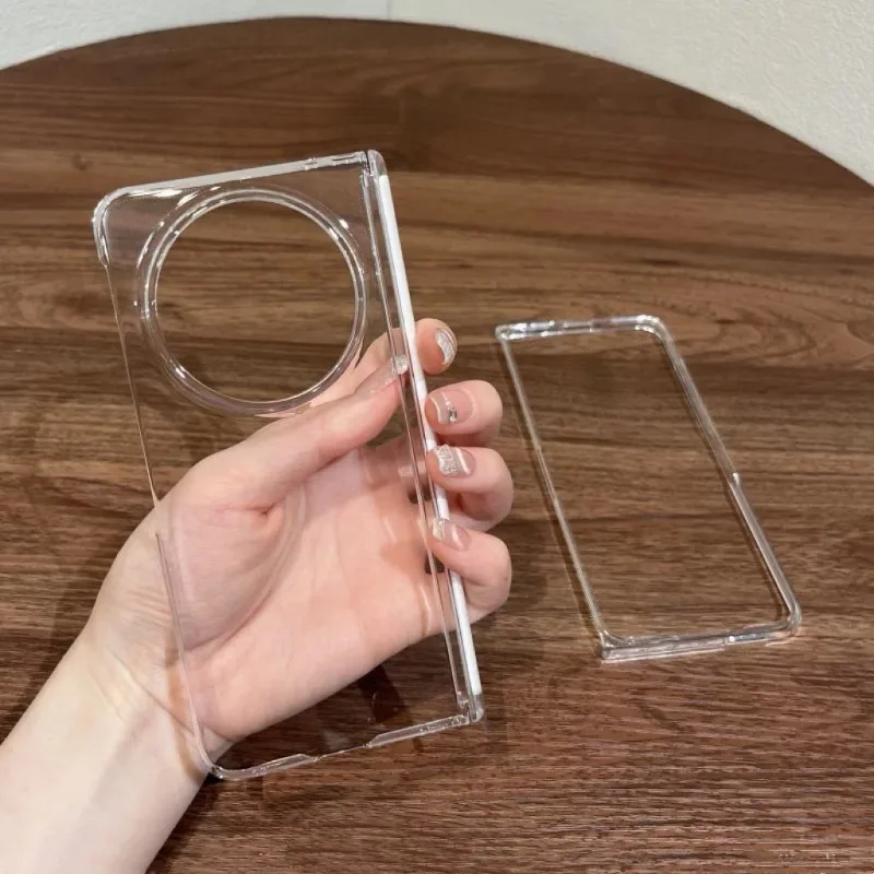 Ice Crystal Transparent Hard Cover - Non-Slip Dustproof Bumper Case, Lightweight and Durable Design