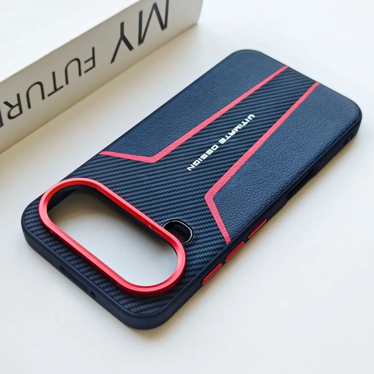 Luxury PU Leather Shockproof Protective Back Cover