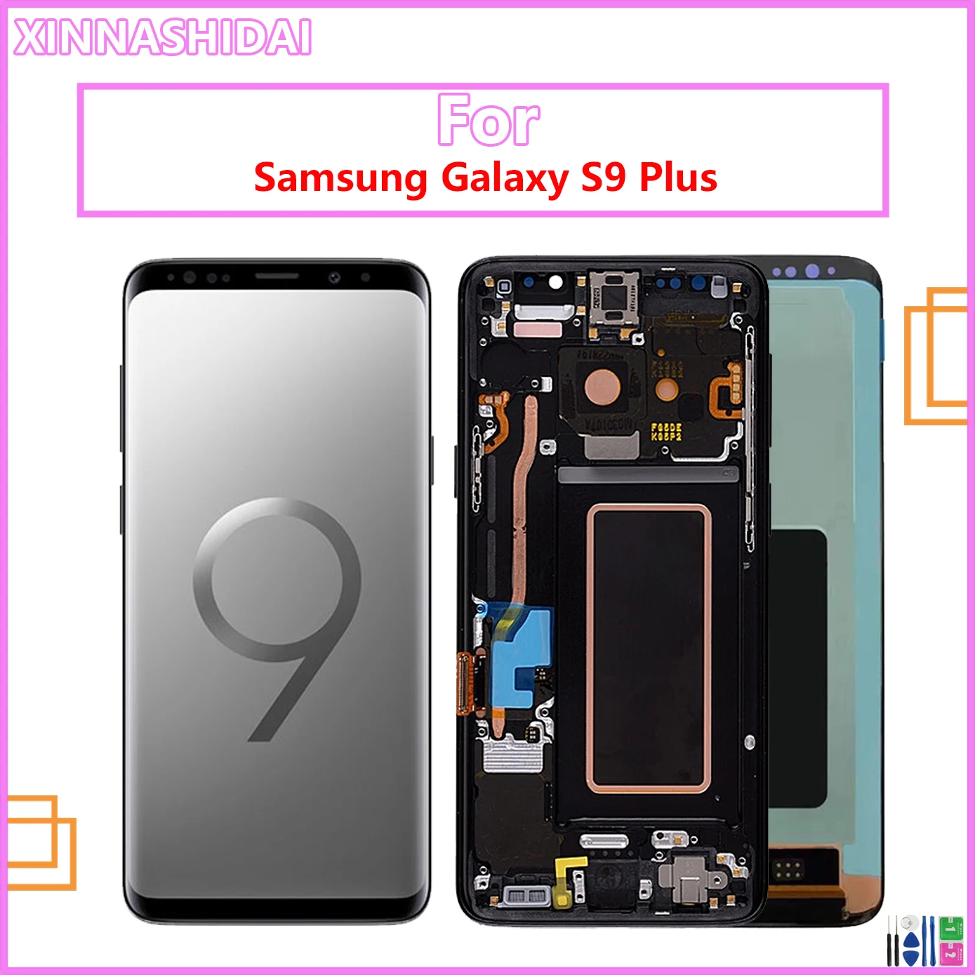 100 NEW AMOLED Replacement For SAMSUNG Galaxy S9 plus LCD display