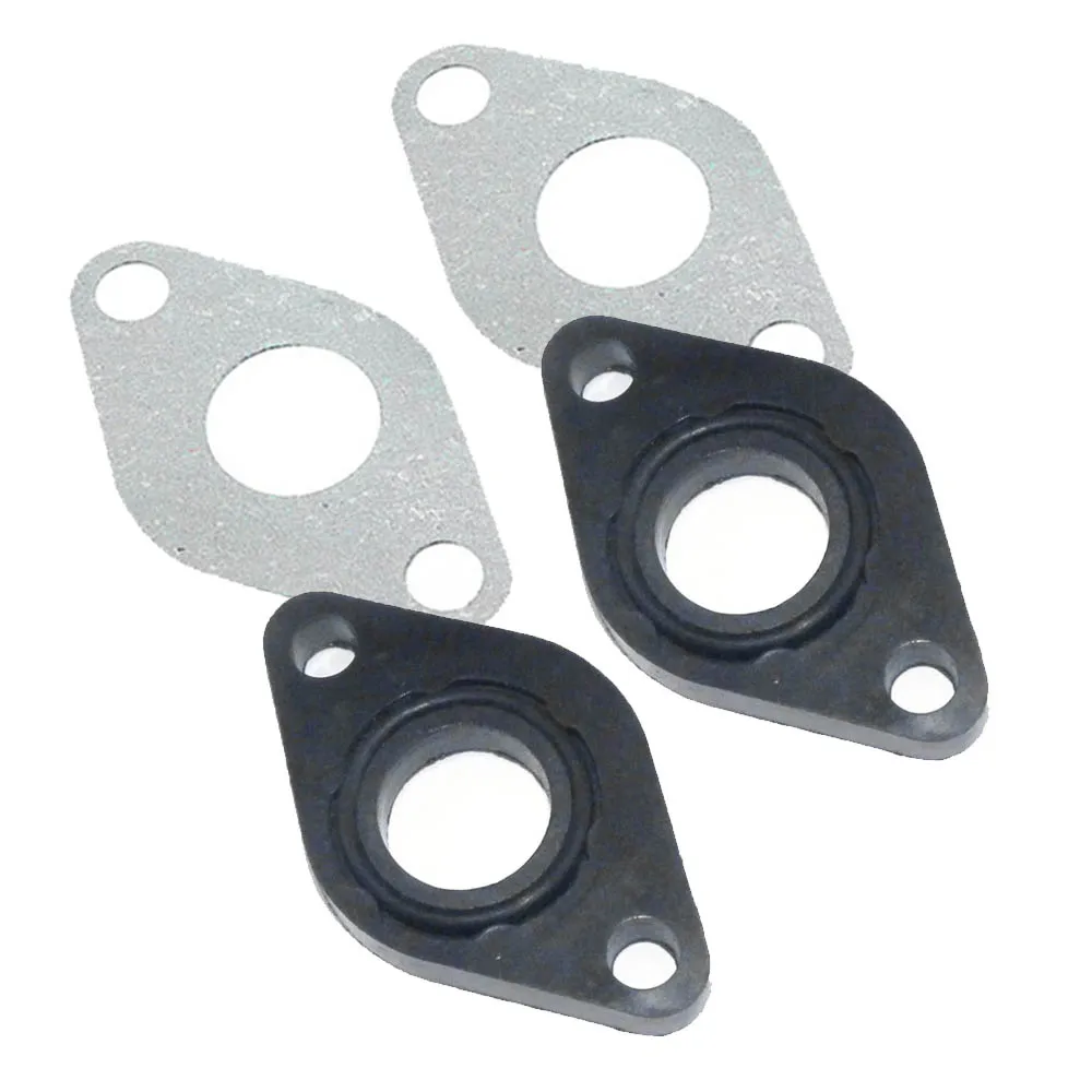 2Pieces INTAKE MANIFOLD SPACER GASKET FOR CHINESE SCOOTER 50cc QMB139 gy6 motorcycle intake manifold gasket