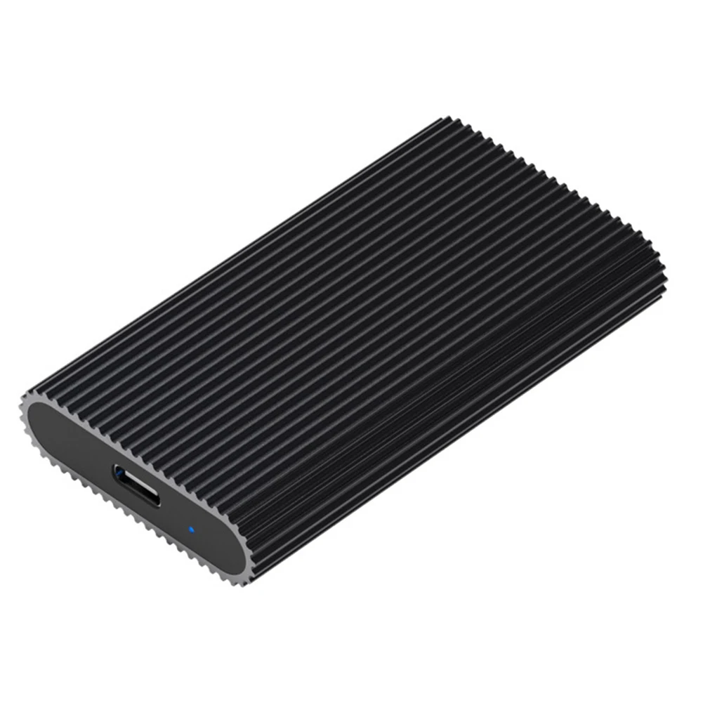 MSATA to Type-C SSD Box External Solid State Drive Enclosure USB Type-C Adapter SSD Box MSATA Solid State Drive Case