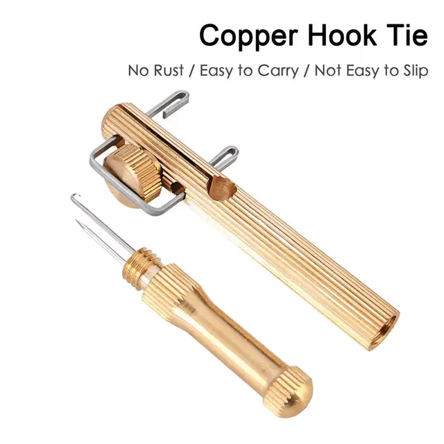 Fishing Knot Tool Fishing Line Hook Knot Tying Tool Copper Durable Fishing  Detacher Knotting Tool Hook Remover For Anglers When - AliExpress