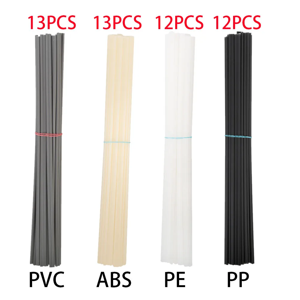 50 шт./лот 20/25 см пластиковые сварочные прутки ABS/PP/PVC/PE 5x2 мм для пластикового