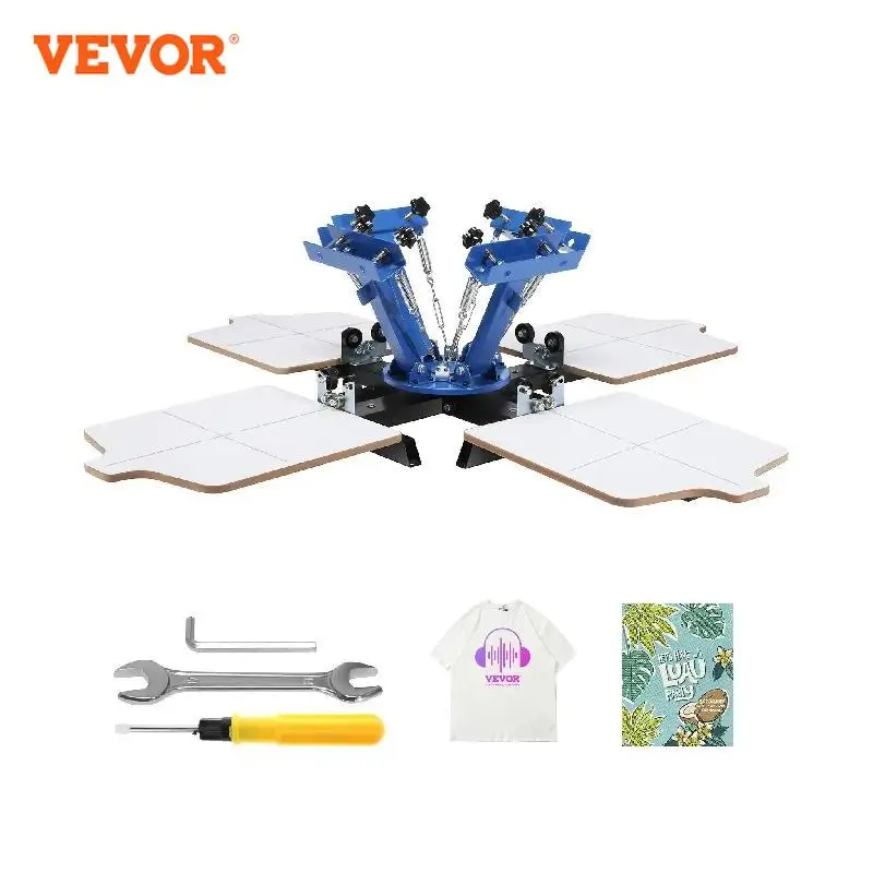 VEVOR Screen Printing Machine 360&deg; Rotable Silk Screen Printing Press 54x45cm Press Machine Adjustable Tension screen printing machine