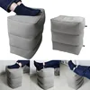 3 Layers Inflatable Pillow Travel Foot Rest Pillows Airplane Train Car Rest Cushion Storage Bag&Dust Cover Inflatable Pillow 3