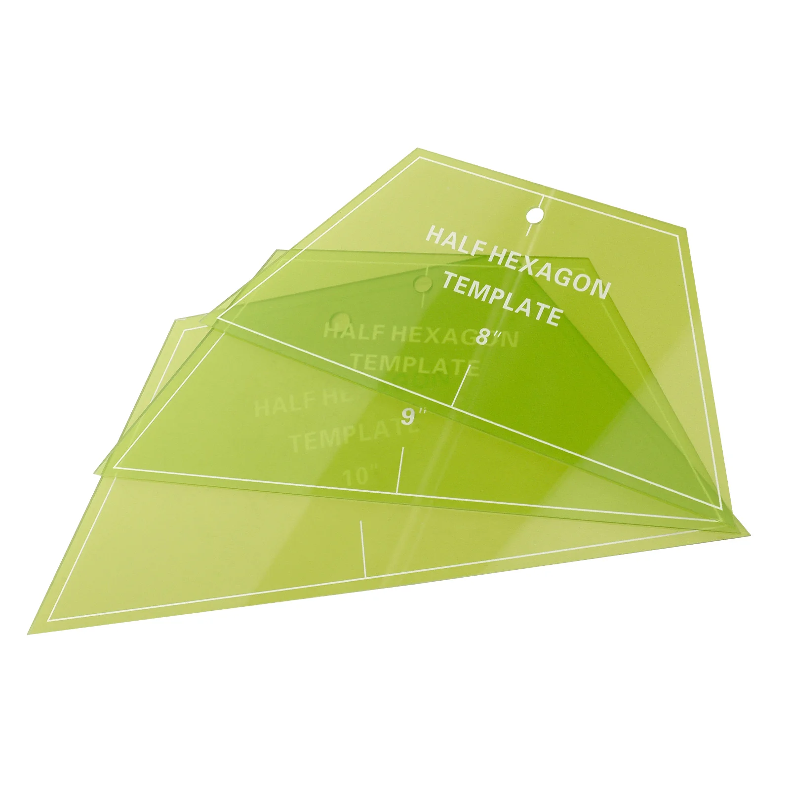 

Quilting Template Ruler Rulers Clothing DIY for Fabric Tailor Crafts Hexagonal Sewing Home Patchwork Acrylic