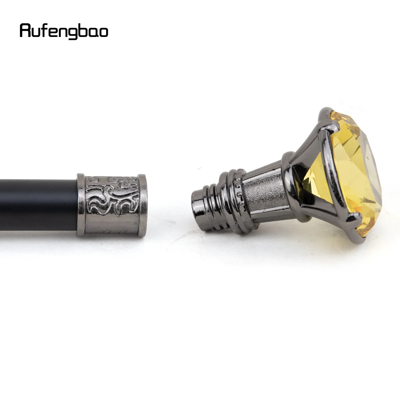 Рисунок 6 - Желтая Бриллиантовая Серебряная Трость для ходьбы