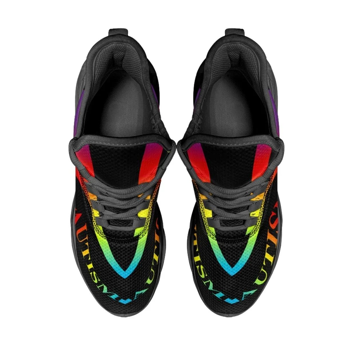 New Fashion Sneakers For Women Autism Awareness Patterns Colorful Puzzle Print Outdoor Running Shoes Comfort Fitness Sports Shoe