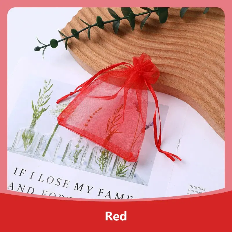 100Pcs Organza Gift Bags 6