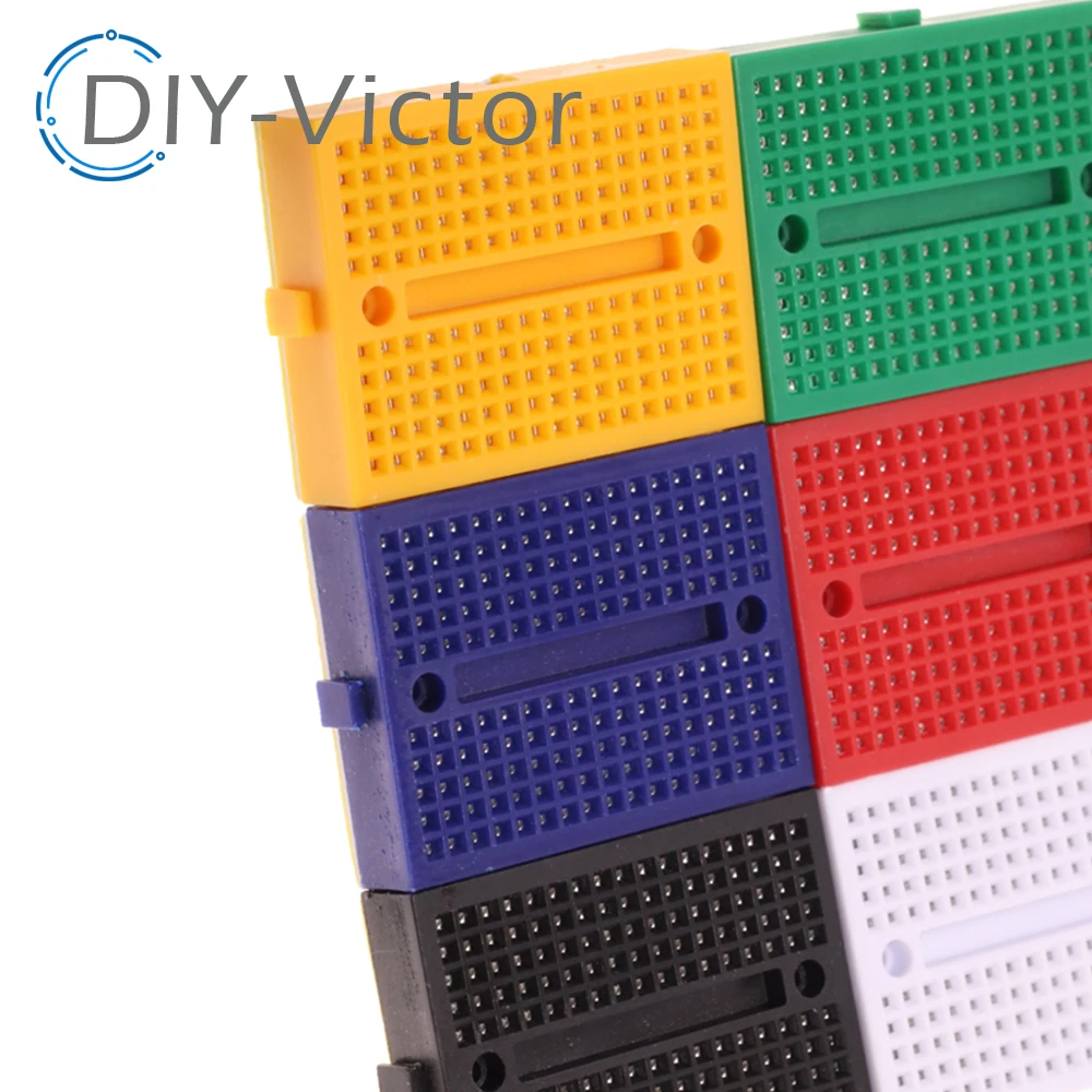 Six Color Mini Solderless Breadboard SYB-170 Tie-points PCB Test Board 35*47*8.5mm For Bus Test Circuit