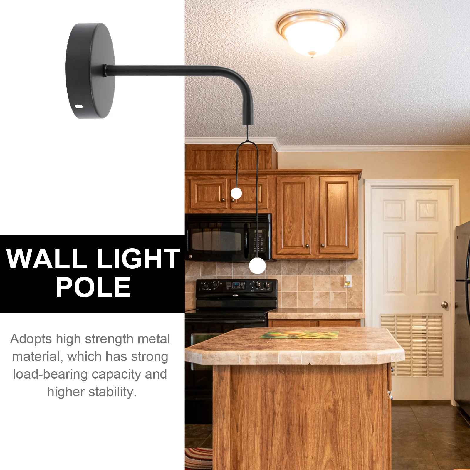 Wall Lamp Accessories Hanging Stand Light Accessory Bracket Home Holder Bedroom Pole Sconce