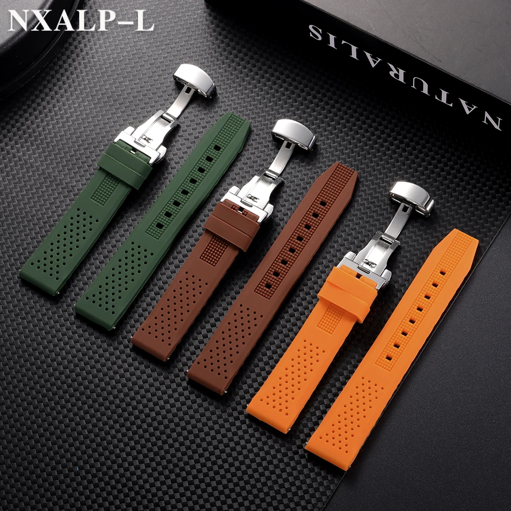 Breathable Silicone Quick Release Universal Watch Strap - Elegant Wristband