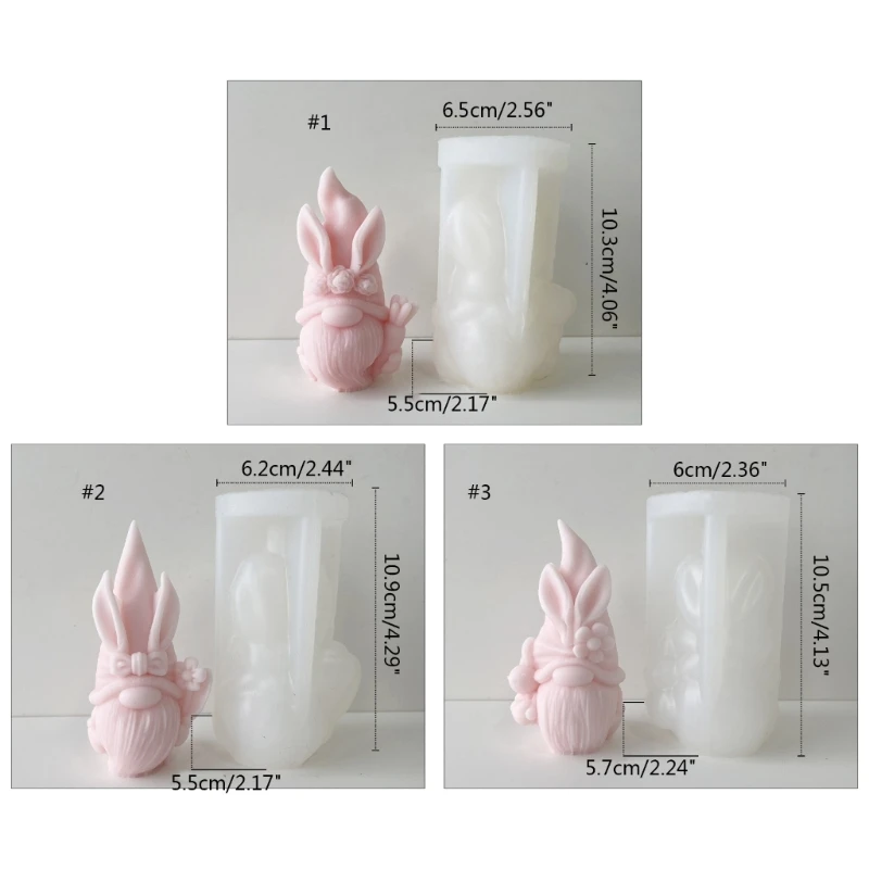 Moules Gnome Pour Résine époxy, Moule Gnome De Noël - Moule De Plâtre D'aromathérapie Nain - Moule De Fabrication De Bougies, Moule En Silicone Nain De Noël, Moules De Moulage En Résine