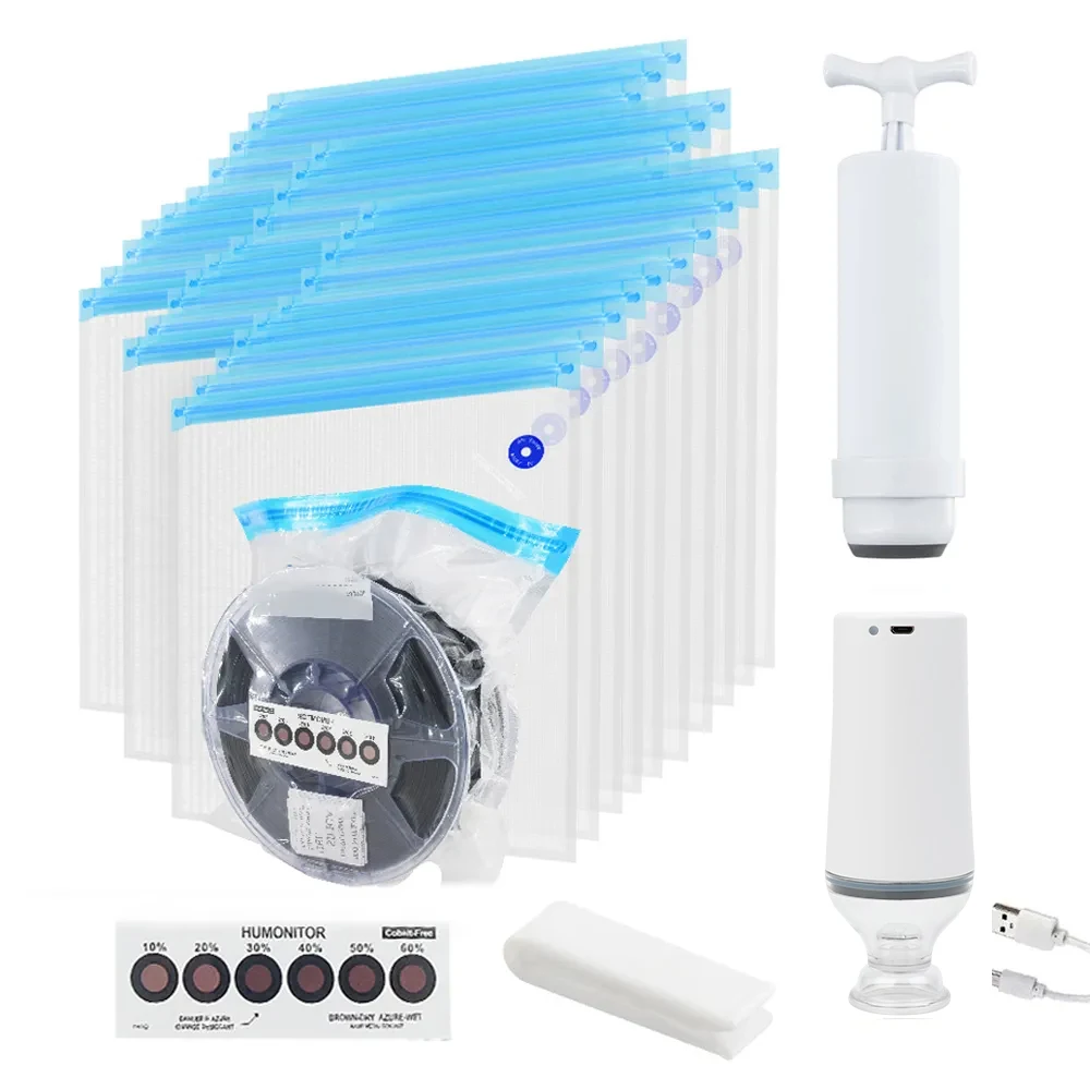 Bolsa de Vácuo do Armazenamento do Filamento para as Peças da Impressora 3d Umidade Resistente Pla Abs Tpu Secador do Filamento Mantém a Segurança 30 Bolsas
