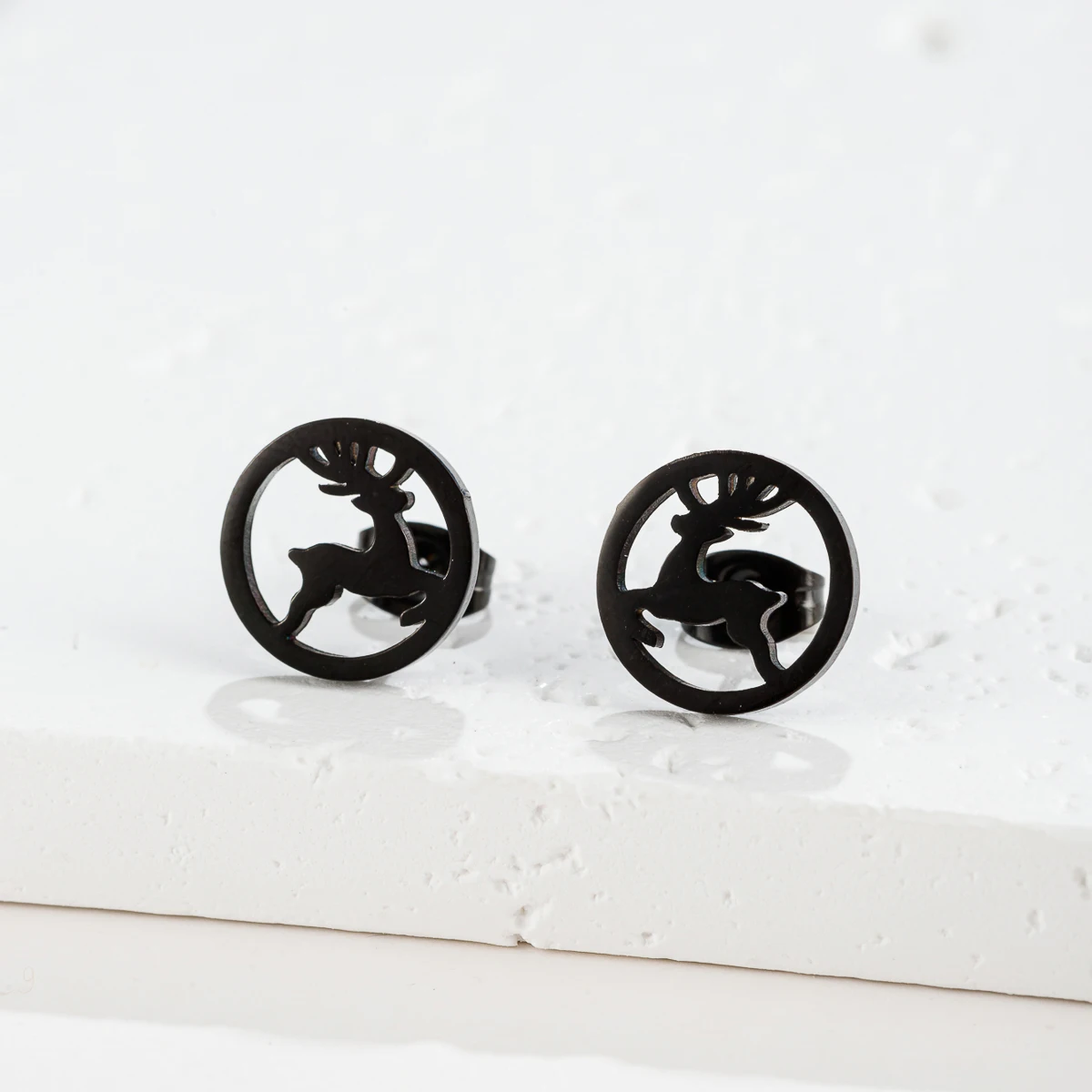 Weihnachten Serie Ohrringe Großhandel Für Frau Männer Einfache Edelstahl Knorpel Piercing Ohrring Trendy Party Schmuck – Detail 17