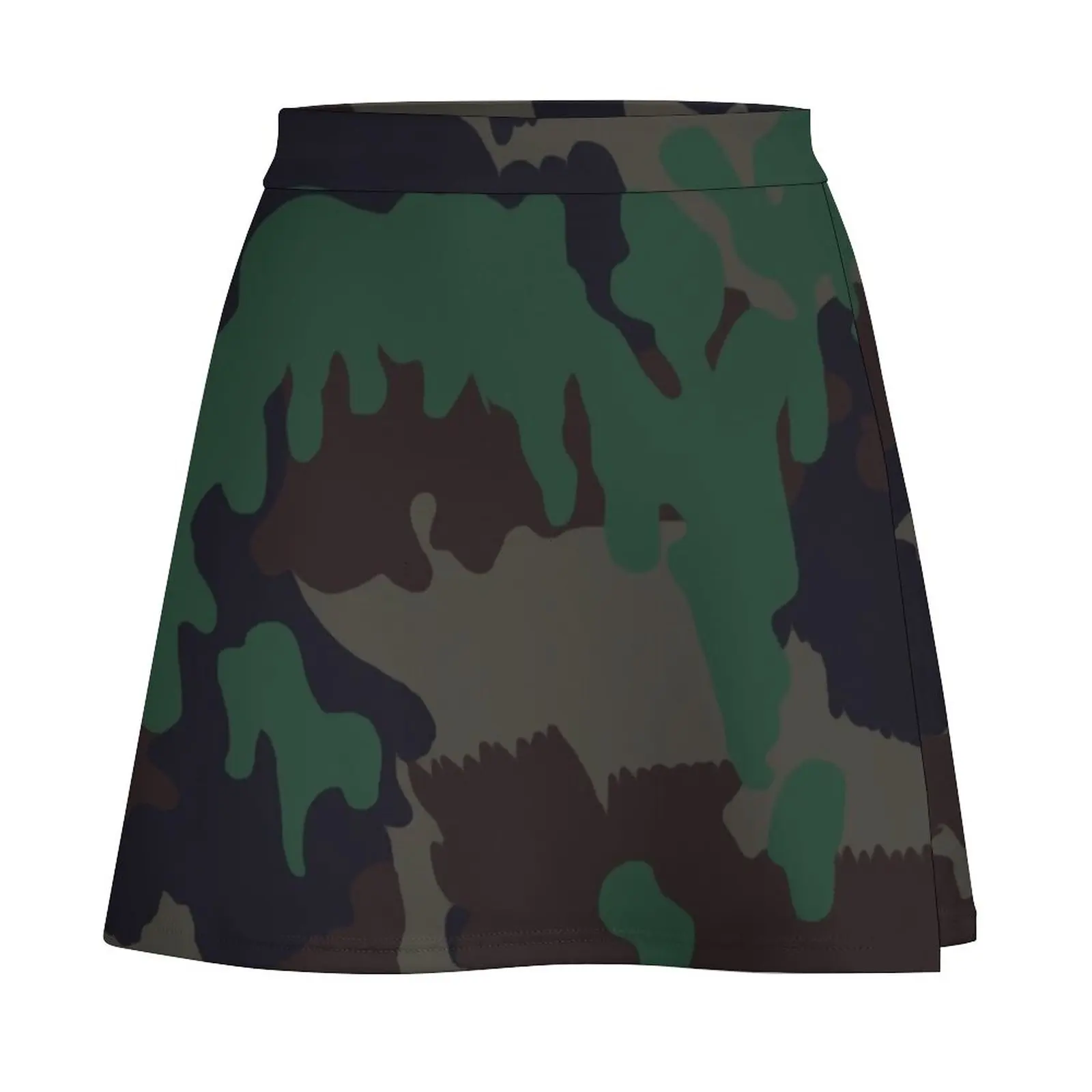 TAZ-90 (Swiss Woodland Camouflage) Mini Skirt cosplay School skirt Women clothing