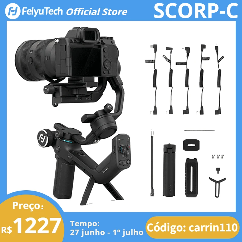 Estabilizador de Câmera SCORP-C FeiyuTech