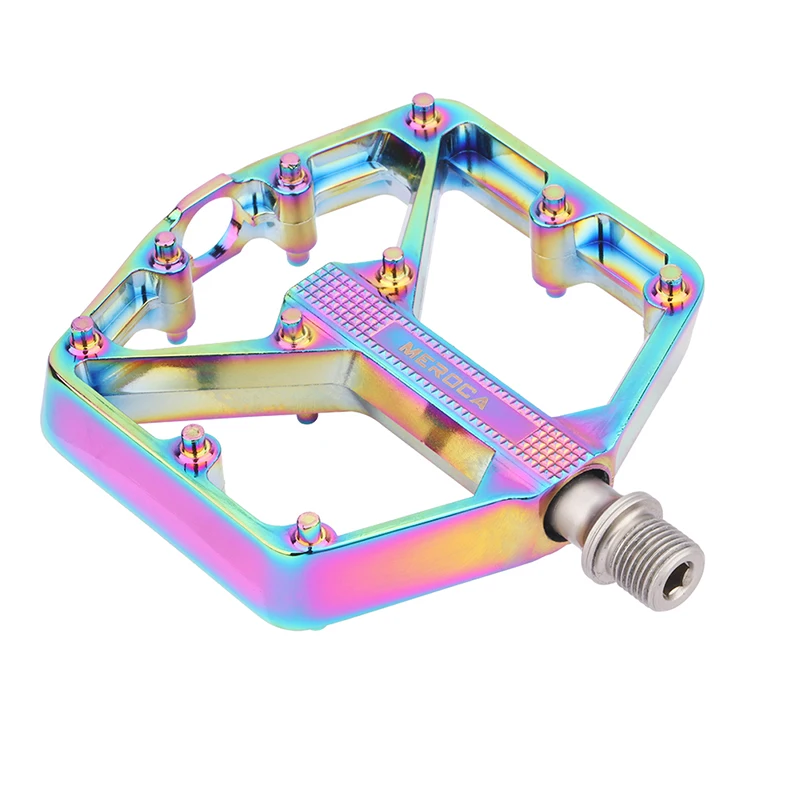 Ultralight sealed bearing pedal non-slip Al alloy multi-specification plating/black bicycle pedals for MTB BMX road bike about 410g