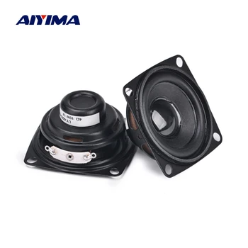 AIYIMA 미드 트위터 스피커 드라이버, 고무 엣지 네오디뮴 사운드 스피커, 2 인치, 53mm16 코어, 4 옴, 10 W 오디오 라우드 스피커, 2 개