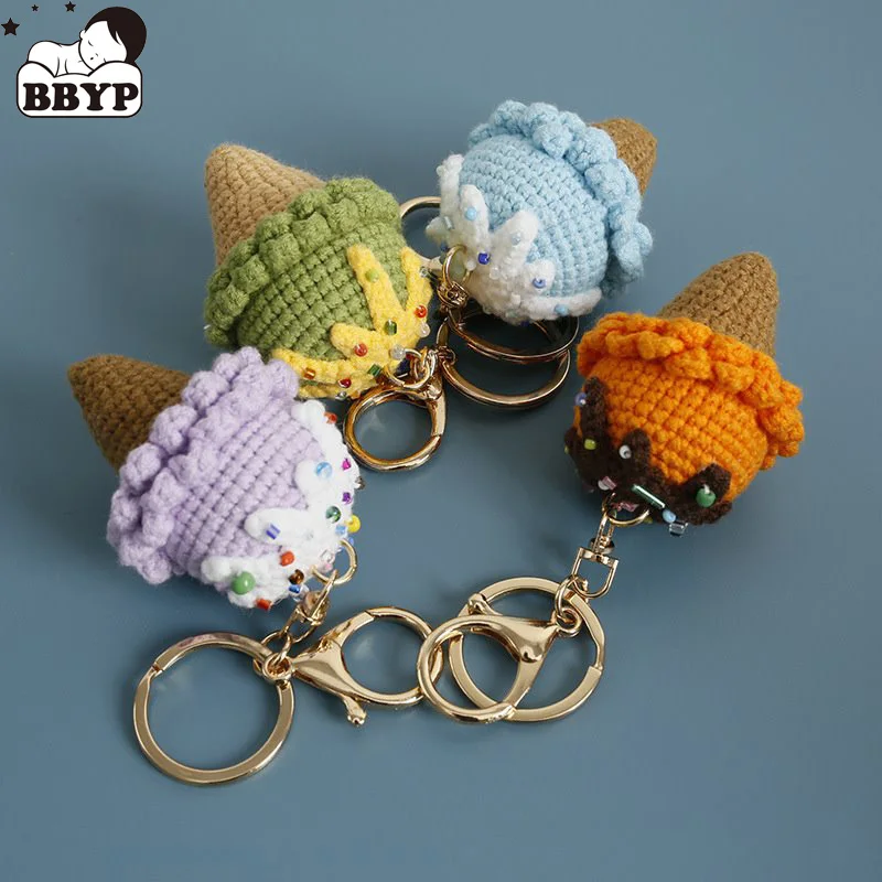 

Ручная работа вязаная крючком мягкая искусственная трикотажная кукла мороженого брелок кулон для мальчиков