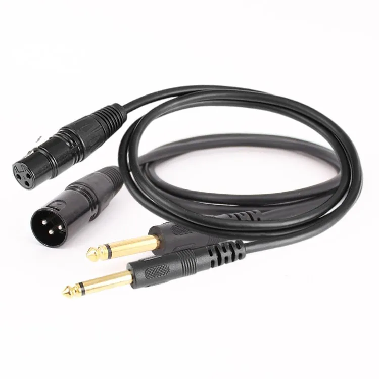 XLR Cable Mic Cord Jack 6.35mm 6.5mm Male to XLR Male 6.3mm to XLR  Microphone Audio Cable for Speaker Guitar Amplifier (Color : Blue, Length :  7.5 m)