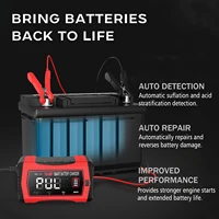 6V 12V 24V 16A Universal Repair Car Battery Charger Intelligent Repair Motorcycle Charger for Lead Acid AGM GEL LiFePO4 Battery - Image 6
